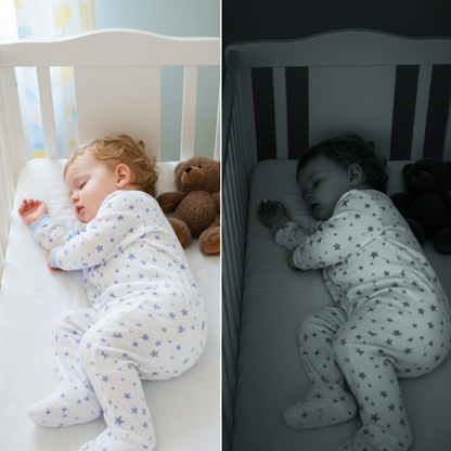 Babá Eletrônica Com Monitor Visão Noturna Baby Monitor