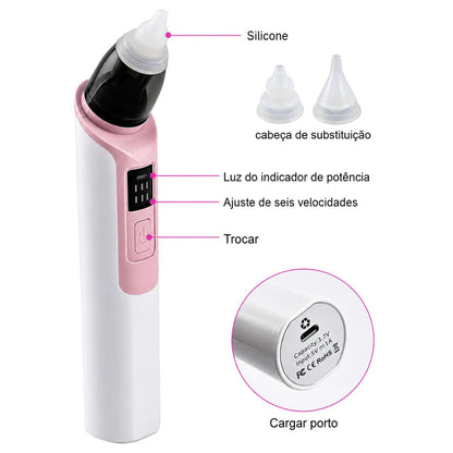 Aspirador Nasal Infantil Elétrico ResPinguu